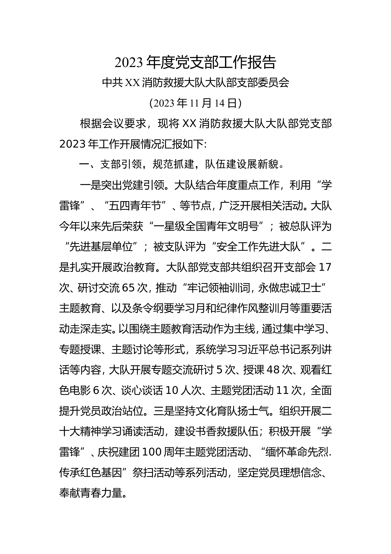 2023年度党支部工作报告.doc 第1页