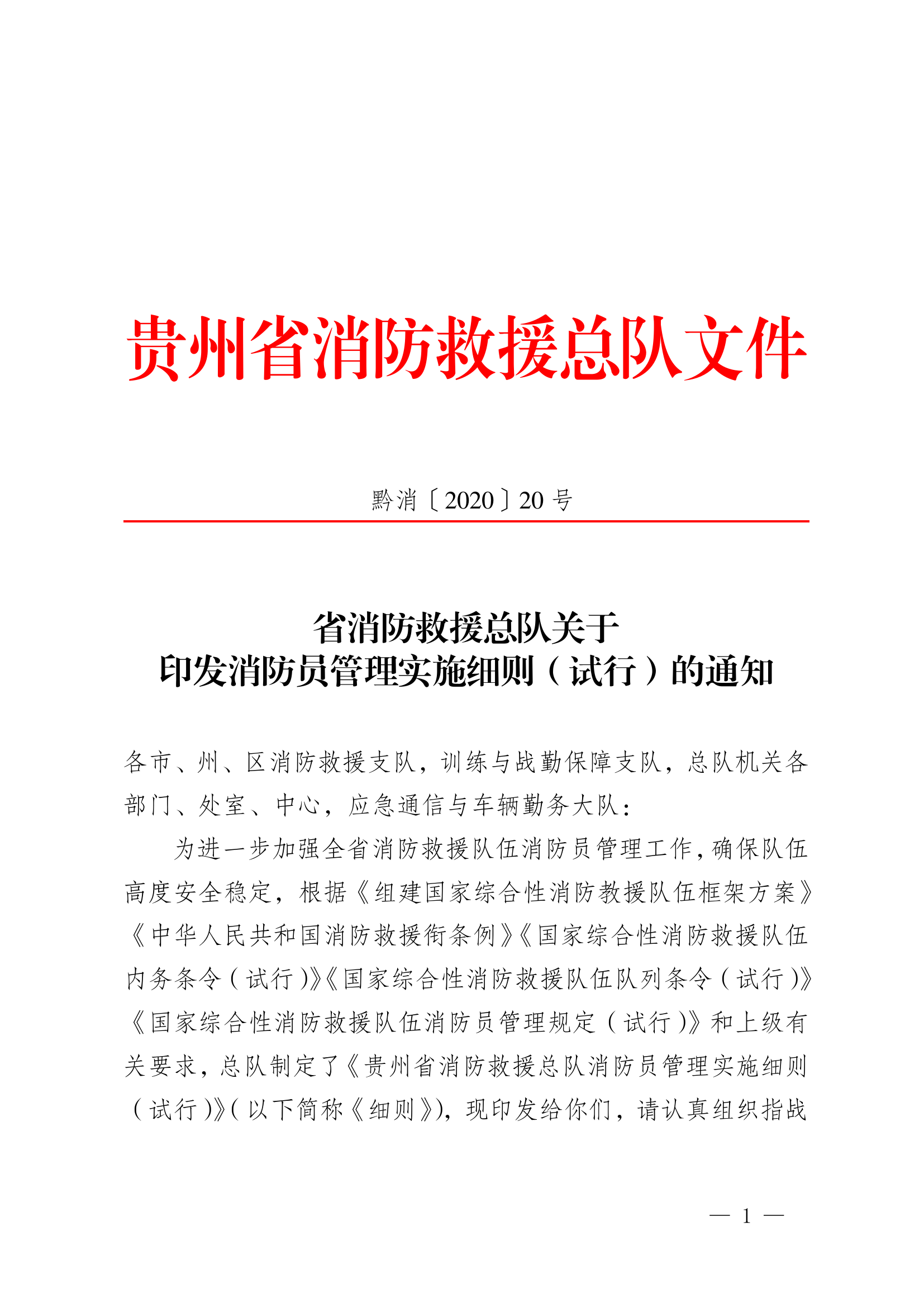 《消防员管理实施细则（试行）》.pdf 第1页